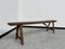 French Farm Bench in Oak, 1950s 1