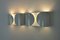 Lámparas de pared Foglio blancas de Tobia & Afra Scarpa para Flos, años 60. Juego de 2, Imagen 6