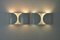 Lámparas de pared Foglio blancas de Tobia & Afra Scarpa para Flos, años 60. Juego de 2, Imagen 2