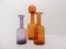 Scandinavian Bottles by Otto Brauer for Holmegaard, 1960s, Set of 3 2