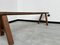 Vintage French Farm Bench in Oak, 1950s 8