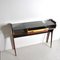 Italian Sculptural Console Table in Dark Walnut in the style of Ico Parisi, 1950s 3