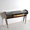 Italian Sculptural Console Table in Dark Walnut in the style of Ico Parisi, 1950s, Image 3