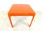 Space Age Orange Fiberglass Side Table, 1970s 6