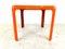 Space Age Orange Fiberglass Side Table, 1970s 3