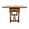 Antique Sapanish Kitchen Table with Folding Wings and Drawers, Image 1