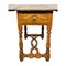 Antique Sapanish Kitchen Table with Folding Wings and Drawers, Image 2