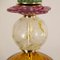 Lámpara de mesa italiana vintage de cristal de Murano, Imagen 10