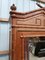 Bamboo Oak Barrel Wardrobe with Chiseled Mirror, 1890s 8