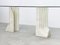 Vintage Travertine Dining Table in the style of Carlo Scarpa, 1970s 5