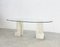 Vintage Travertine Dining Table in the style of Carlo Scarpa, 1970s 7