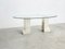 Table de Salle à Manger Vintage en Travertin dans le style de Carlo Scarpa, 1970s 3