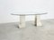 Vintage Travertine Dining Table in the style of Carlo Scarpa, 1970s 3
