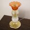 Lámpara de mesa italiana vintage de cristal de Murano, Imagen 4