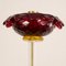 Lámpara de mesa vintage de cristal de Murano, Imagen 10