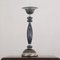 Lámpara de mesa vintage de cristal de Murano azul y gris, Imagen 2
