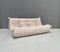 French Togo 3-Seater Sofa in Beige Corduroy by Michel Ducaroy for Ligne Roset, 1970s, Image 8