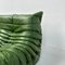 Vintage Togo 3-Seater Sofa in Forest Green Leather by Michel Ducaroy for Ligne Roset 6