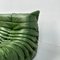 Vintage Togo 3-Sitzer Sofa aus waldgrünem Leder von Michel Ducaroy für Ligne Roset 6