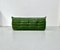 Vintage Togo 3-Seater Sofa in Forest Green Leather by Michel Ducaroy for Ligne Roset 7