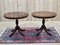 English Round Tables in Mahogany, 1970s, Set of 2, Image 1
