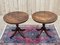 English Round Tables in Mahogany, 1970s, Set of 2, Image 8