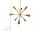 Vintage Brass Sputnik Chandelier, 1970s 6