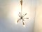 Vintage Brass Sputnik Chandelier, 1970s 9