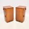 Art Deco Walnut Bedside Cabinets, 1930, Set of 2 6