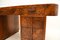 Art Deco Burr Walnut & Leather Top Partners Desk, 1920s 14