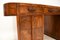 Art Deco Burr Walnut & Leather Top Partners Desk, 1920s 13