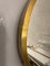 Espejo ovalado de latón, años 50, Imagen 8