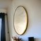 Oval Brass Mirror, 1950s 2