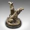 Vintage American Bloodhound Ornament in Bronze & Marble, 1950s, Image 4