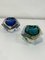 Mid-Century Italian Colorful Murano Glass Ashtrays, 1960s, Set of 2, Image 1