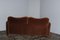 Brown Velvet Maralunga Sofa by Vico Magistretti for Cassina, Italy, 1979 6