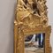 Französischer Spiegel aus geschnitztem und goldenem Holz 11