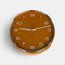 Mid-Century Metamec Wall Clock in Orange, 1960s 2