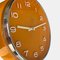 Horloge Murale Metamec Mid-Century en Orange, 1960s 4