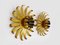 Palm Tree Wall Lights in Gilded Metal from Maison Jansen, 1970s, Image 6