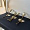 Mid-Century Modern Brass Wall Sconces attributed to Arredoluce, 1950s, Set of 3 9