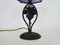 Französische Art Deco Lampe aus Pilzglas aus Schmiedeeisen & Glaspaste, 1930er 6