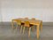 Bamboo Dining Set Table and Chairs by Henrik Tjaerby for Artek Studio, Set of 5 1