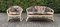 Vintage Rattan Sofa and Armchair, 1970s, Set of 2 1