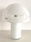 Mid-Century Italian Mushroom Table Lamps in White Murano Glass from Mazzega, 1970s, Set of 2 11