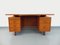 Vintage Scandinavian Teak Double-Face Desktop, 1960s, Image 15