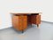 Bureau Double-Face Vintage Scandinave en Teck, 1960s 13