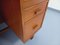 Bureau Double-Face Vintage Scandinave en Teck, 1960s 2