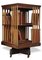 Edwardian Revolving Two-Tier Oak Bookcase 3