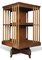 Drehbares zweistöckiges Bücherregal aus Eichenholz im Edwardianischen Stil 2